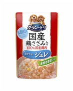 グランデリパウチジュレ鶏・緑黄色野菜８０ｇ 定価：121円（税込）