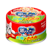 銀のスプーン缶お魚ミックスかつお節７０ｇ 定価：162円（税込）