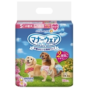 マナーウェア小型犬女の子用Ｓ３６枚 定価：2,178円（税込）