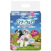 マナーウェア中型犬女の子用Ｍ３４枚 定価：2,178円（税込）