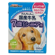 わんちゃんの国産牛乳シニア用２００ｍｌ 定価：228円（税込）