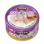 ＤＢごちそうタイムささみ＆鶏なんこつ８０ｇ 定価：173円（税込）