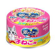 銀のスプーン缶子ねこささみミックス７０ｇ 定価：162円（税込）