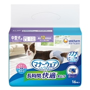 ユニ・チャーム マナーウェア 長時間快適オムツ 男女共用 中型犬用 16枚入
