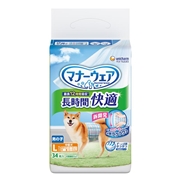 ユニ・チャーム マナーウェア 長時間快適オムツ 男の子用L 34枚