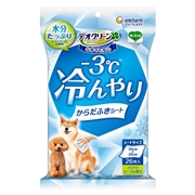 デオクリーン 冷んやりからだふきシート さわやかソープの香り 26枚入