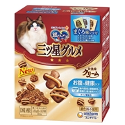 ユニ・チャーム 国産 銀のスプーン 三ツ星グルメ お魚味クリーム お腹の健康ケア 3種のアソート 180g