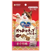 ユニ・チャーム 国産 銀のスプーンおやつ かつお節チップinクッキー まぐろ味 24g