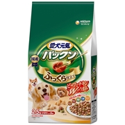ユニ・チャーム 国産 愛犬元気 パックン 成犬用 ビーフ・チキン・緑黄色野菜・小魚・チーズ入り 2.5kg
