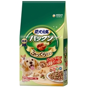 ユニ・チャーム 国産 愛犬元気 パックン 成犬用 ビーフ・ささみ・緑黄色野菜・小魚入り 2.5kg