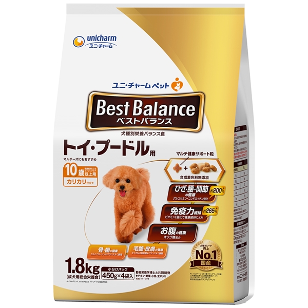 ユニ・チャーム ベストバランス トイ・プードル 7歳以上用 1.8㎏ 【定期購入】
