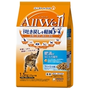ユニ・チャーム 国産 Allwell オールウェル  吐き戻し、肥満ケア フィッシュ味 1.5㎏