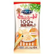 ユニ・チャーム 国産 グラン・デリ とりぷる～ん やわらかジュレ とりささみ入り 11g×6本