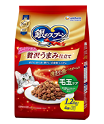 銀のスプーン 贅沢うまみ仕立て まぐろ・かつお・煮干し・白身魚・しらす味 毛玉ケア 800g
