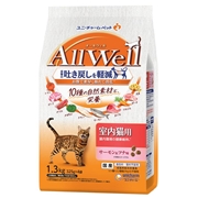 AllWell 国産 10種の自然素材 室内猫用 サーモン＆ツナ味 1.3kg