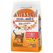 All Well 国産 10種の自然素材室内猫用チキン味 650g