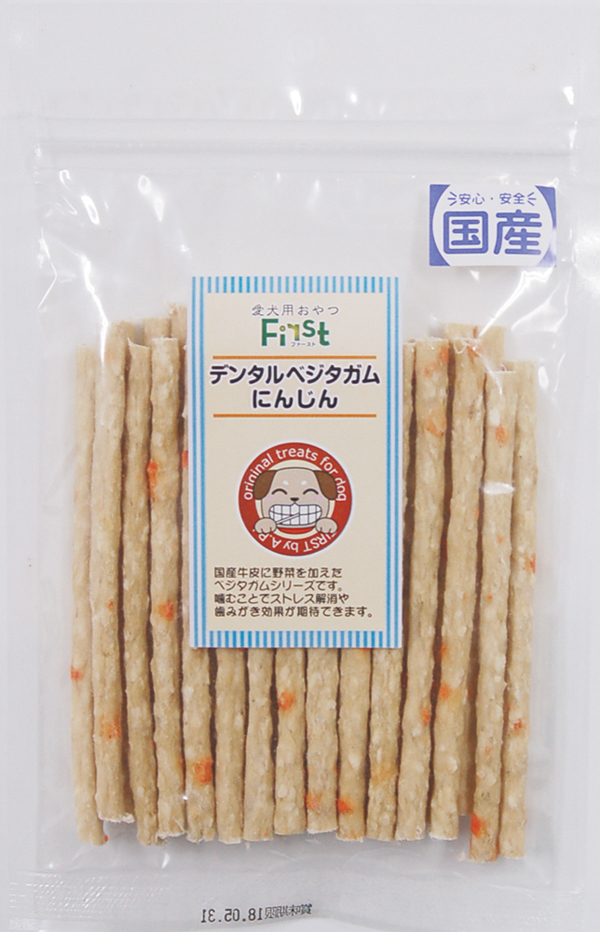エースプロダクツ First デンタル ベジタガム にんじん お徳用 27本