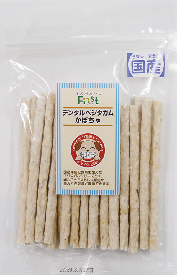 エースプロダクツ First デンタル ベジタガム かぼちゃ お徳用 27本