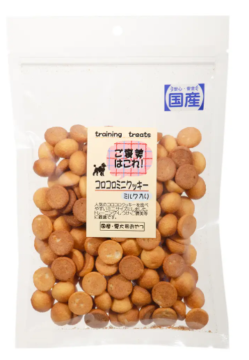 エースプロダクツ ご褒美はこれ! コロコロミニクッキーミルク入り 100g