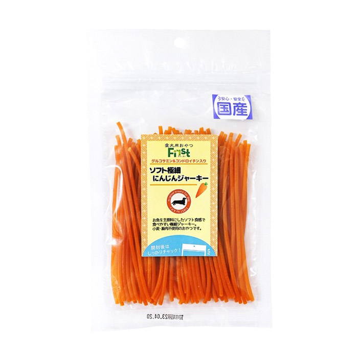 エースプロダクツ First ソフト極細 にんじんジャーキー 80g