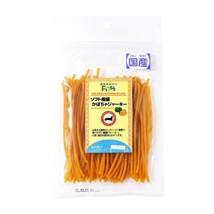 エースプロダクツ First ソフト極細 かぼちゃジャーキー 80g