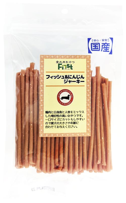 エースプロダクツ First フィッシュ&にんじんジャーキー 170g