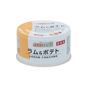 デビフ 国産 aniwell アニウェル ラム＆ポテト 85g