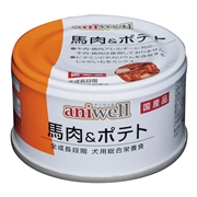 デビフ 国産 aniwell アニウェル 全成長段階 総合栄養食 犬用 馬肉＆ポテト 85g