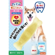 Hartz チューデント 歯みがきおもちゃ ソフトタイプ ボーンM ミルクフレーバー