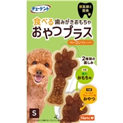 ハーツ 食べる歯みがきおもちゃ おやつプラス S ベーコンフレーバー