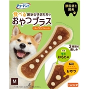 ハーツ 食べる歯みがきおもちゃ おやつプラス M ベーコンフレーバー