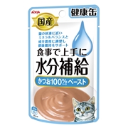 アイシア 国産 健康缶パウチ 食事で上手に水分補給 かつお100％ ペースト 40g
