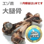 K&D 北海道産 エゾ鹿 大腿骨 1本