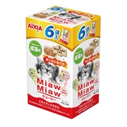 アイシア MiawMiaw ミャウミャウ ジューシー 総合栄養食 1歳からの 成猫用 あじわいまぐろ 6袋入