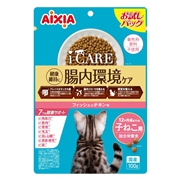 アイシア 国産 i CARE キャットドライ 腸内環境ケア 12カ月頃までの子ねこ用 フィッシュ＆チキン味 お試しパック 100g