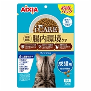 アイシア 国産 i CARE キャットドライ 腸内環境ケア 成猫用 フィッシュ味 お試しパック 100g