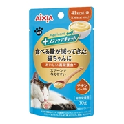 アイシア 国産 メディケアキャット 食べる量が減ってきた猫ちゃんに チキンペースト 30g