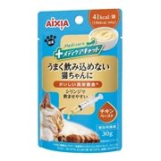 メディケアキャット うまく飲み込めない猫ちゃんに シリンジで飲ませやすい チキンペースト 30g