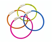 子犬 / 子猫用　光る首輪 45cm グリーン