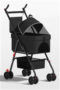【限定セール品】楽々ペットバギーブラック