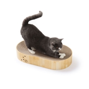 猫壱 バリバリボウル XL オーバル ライトブラウン