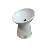 猫用脚付にゃにゃめフードボウルトール猫柄