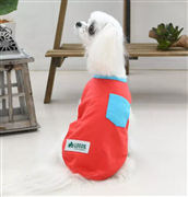 LOGOS ドッグシャツ レッド  S