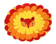 FOFOS （フォフォス） ノーズトイ きつね イエロー