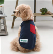 LOGOS ドッグシャツ ネイビー  S