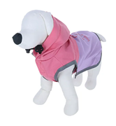 Calulu レインコート バイカラー ピンク×パープル