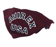 AVIREX （アヴィレックス） MA-1スカーフ付きカラー レッド