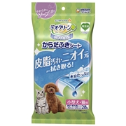 デオクリーンからだふき小型犬用香り２８枚 定価：418円（税込）