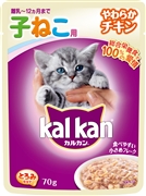 ＫＷＰ７８子ねこ用やわらかチキン７０ｇ 定価：88円（税込）