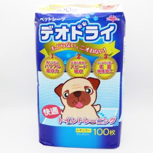 デオドライ ペットシーツ レギュラーサイズ 100枚入り